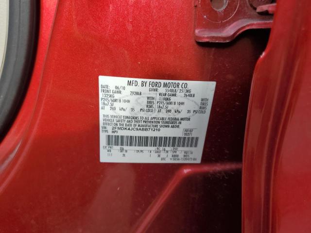 Photo 14 from auction – 2010 FORD EDGE SEL with VIN 2FMDK4JC9ABB71210