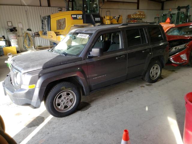 Photo 1 from auction – 2017 JEEP PATRIOT SP with VIN 1C4NJPBB5HD166593