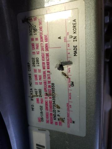 Photo 14 from auction – 2003 KIA SORENTO EX with VIN KNDJD733435039558