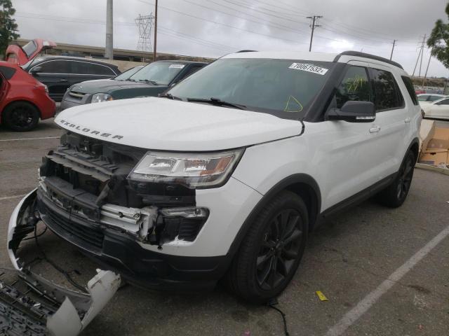 FORD EXPLORER X 2018 with VIN 1FM5K7D83JGA80827 - Photo from auction