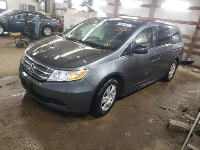 HONDA ODYSSEY LX 2013 with VIN 5FNRL5H28DB001082 - Photo from auction