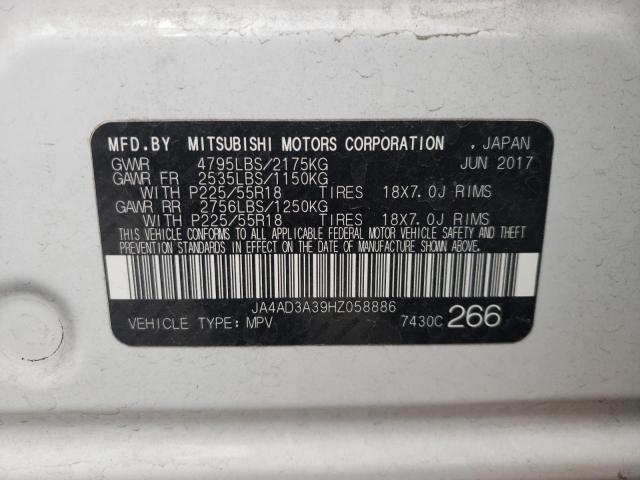 Photo 14 from auction – 2017 MITSUBISHI OUTLANDER with VIN JA4AD3A39HZ058886