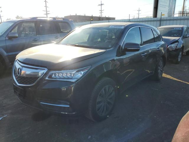 ACURA MDX TECHNO 2015 with VIN 5FRYD4H41FB028484 - Photo from auction
