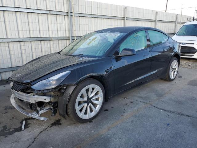 TESLA MODEL 3 2022 with VIN 5YJ3E1EA9NF296280 - Photo from auction