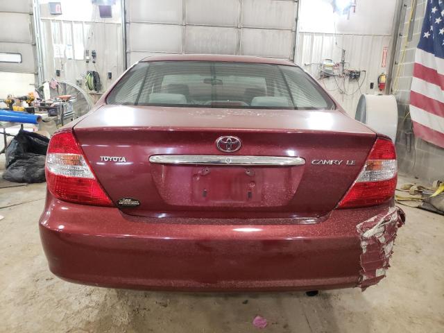 Photo 6 from auction – 2004 TOYOTA CAMRY LE with VIN JTDBE32K440298889