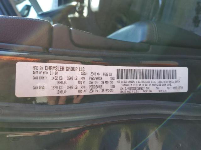 Photo 14 from auction – 2011 JEEP GRAND CHER with VIN 1J4RR4GG5BC597827