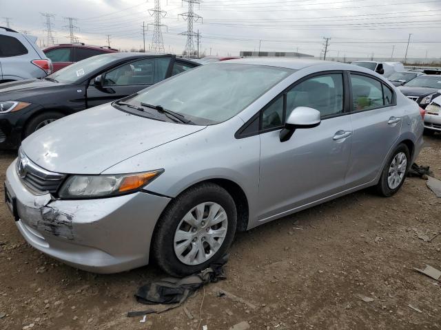 HONDA CIVIC LX 2012 with VIN 2HGFB2F53CH605134 - Photo from auction