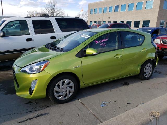 TOYOTA PRIUS C 2015 with VIN JTDKDTB36F1103559 - Photo from auction