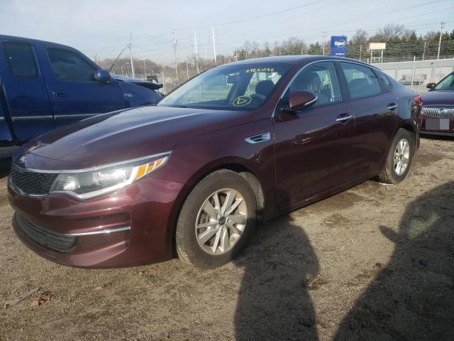 KIA OPTIMA LX 2018 with VIN 5XXGT4L34JG197709 - Photo from auction