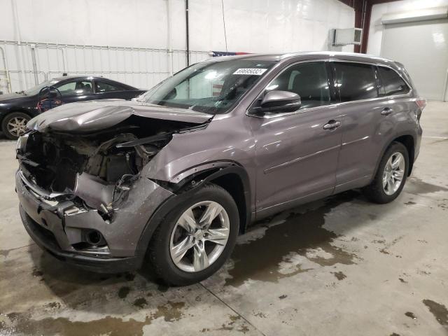 TOYOTA HIGHLANDER 2014 with VIN 5TDDKRFHXES043424 - Photo from auction