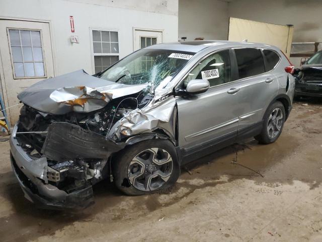 HONDA CR-V EXL 2018 with VIN 7FARW2H80JE010367 - Photo from auction