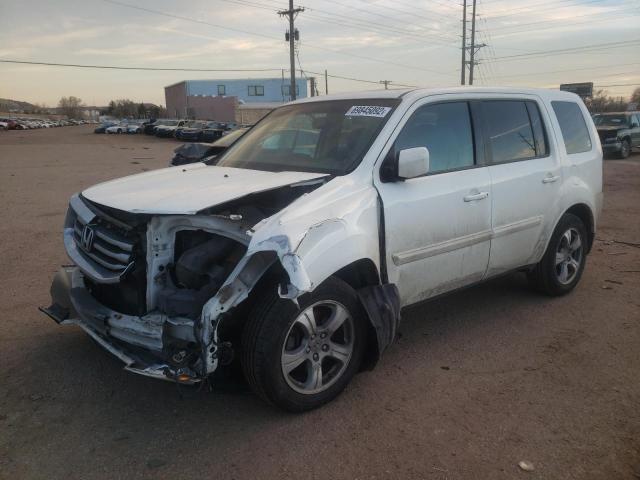 HONDA PILOT EXL 2014 with VIN 5FNYF4H5XEB032052 - Photo from auction