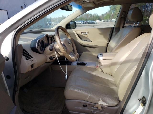 Photo 7 from auction – 2007 NISSAN MURANO SL with VIN JN8AZ08W17W620774
