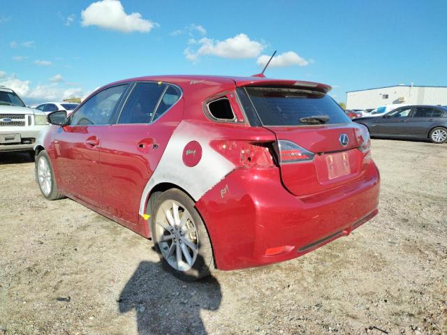 Photo 2 from auction – 2012 LEXUS CT 200 with VIN JTHKD5BH2C2093396