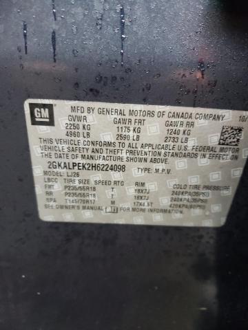 Photo 14 from auction – 2017 GMC TERRAIN SL with VIN 2GKALPEK2H6224098
