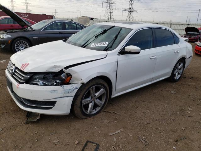 VOLKSWAGEN PASSAT SE 2013 with VIN 1VWBP7A30DC084697 - Photo from auction