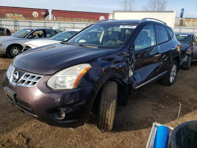 NISSAN ROGUE S 2011 with VIN JN8AS5MV6BW285020 - Photo from auction