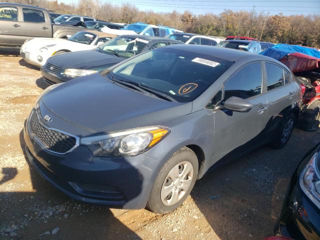 KIA FORTE LX 2016 with VIN KNAFK4A62G5496380 - Photo from auction