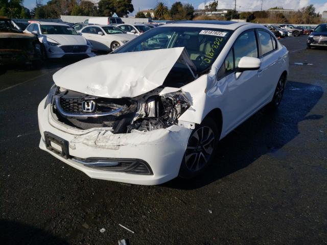 HONDA CIVIC EX 2015 with VIN 19XFB2F87FE228980 - Photo from auction