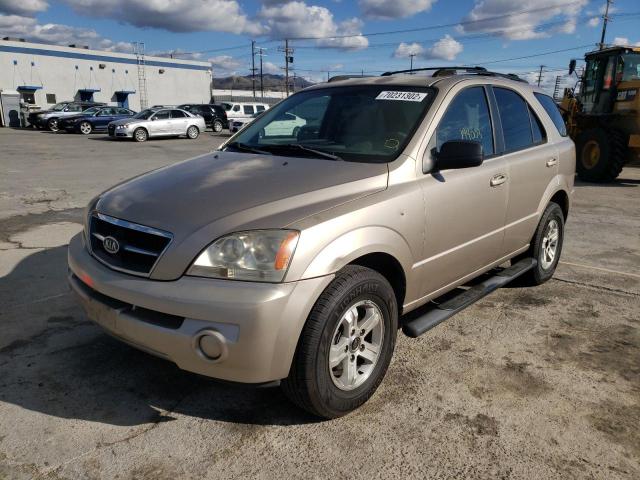 KIA SORENTO EX 2005 with VIN KNDJD733655372878 - Photo from auction