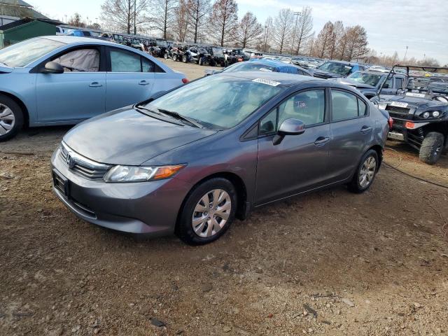 HONDA CIVIC LX 2012 مع رقم تعريف المركبة 19XFB2F54CE014336 - صورة من المزاد