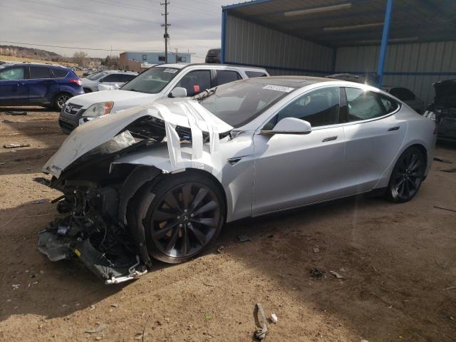 TESLA MODEL S 2016 with VIN 5YJSA1E23GF122448 - Photo from auction