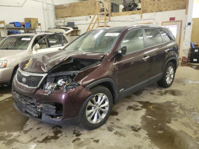 KIA SORENTO EX 2014 with VIN 5XYKUDA75EG433900 - Photo from auction