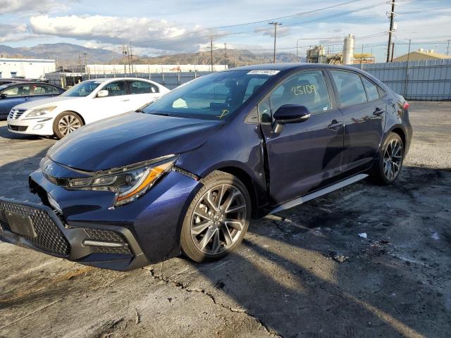 TOYOTA COROLLA SE 2021 with VIN 5YFS4MCE0MP066992 - Photo from auction