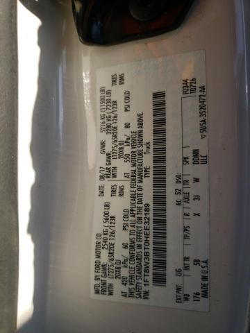 Photo 14 from auction – 2017 FORD F350 SUPER with VIN 1FT8W3BT0HEE32189