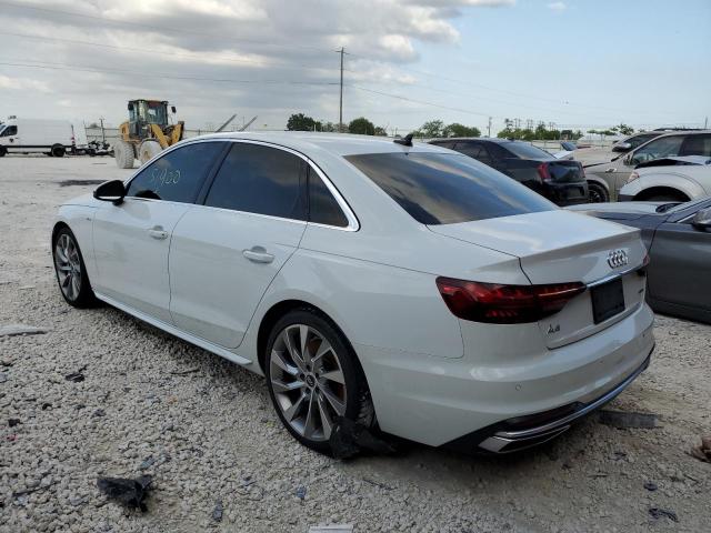 Photo 2 from auction – 2021 AUDI A4 PREMIUM with VIN WAUEAAF47MA026322
