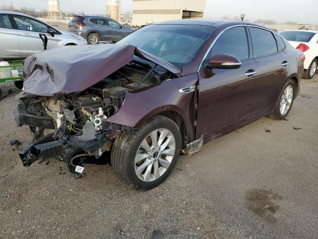 KIA OPTIMA EX 2016 with VIN 5XXGU4L30GG093644 - Photo from auction