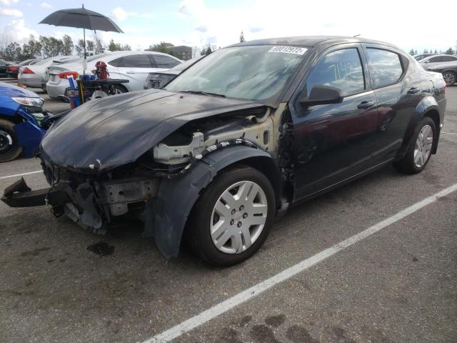 DODGE AVENGER SE 2013 with VIN 1C3CDZAB9DN651873 - Photo from auction