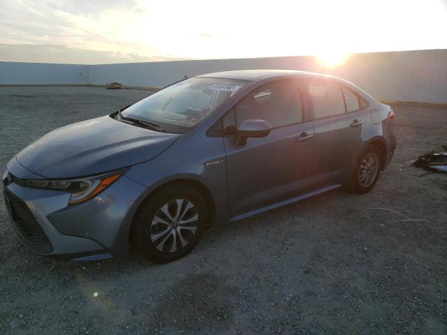 TOYOTA COROLLA LE 2021 with VIN JTDEAMDE8MJ014227 - Photo from auction