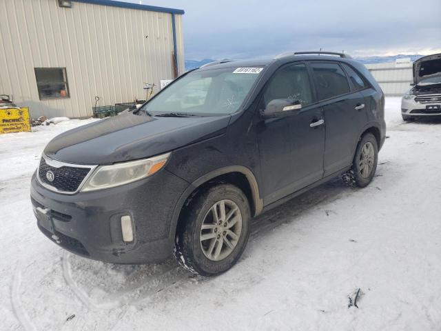 KIA SORENTO LX 2014 with VIN 5XYKTCA64EG476015 - Photo from auction