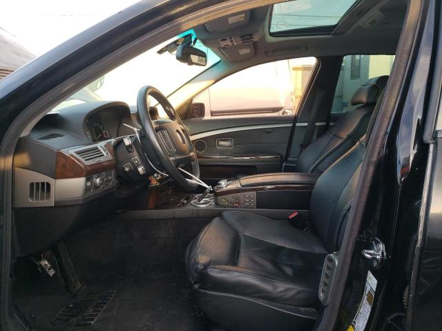 Photo 7 from auction – 2007 BMW 750 with VIN WBAHN83537DT70028