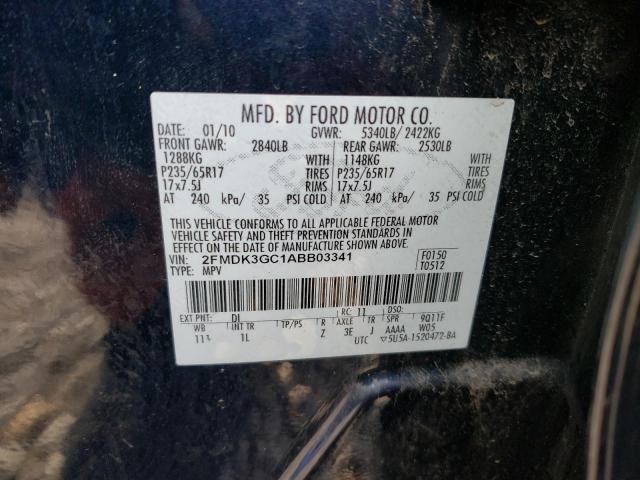 Photo 14 from auction – 2010 FORD EDGE SE with VIN 2FMDK3GC1ABB03341