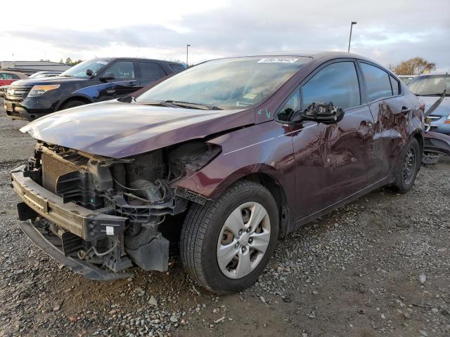 KIA FORTE LX 2017 with VIN 3KPFK4A73HE044830 - Photo from auction