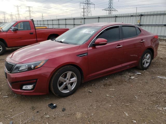 KIA OPTIMA LX 2014 with VIN 5XXGM4A75EG321107 - Photo from auction