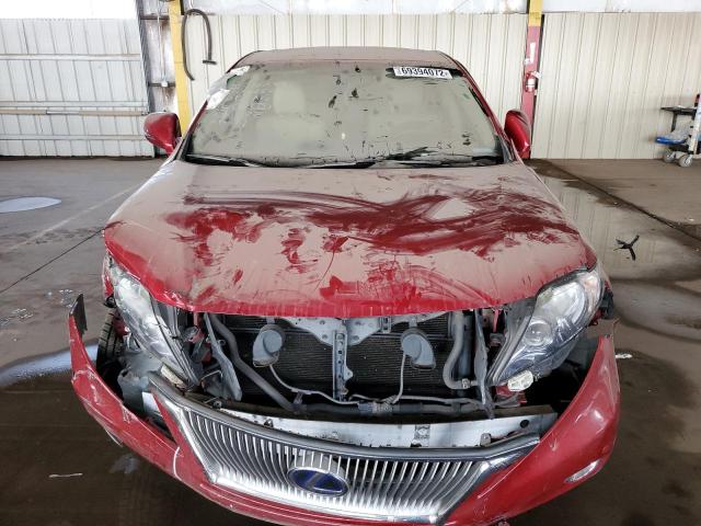Photo 5 from auction – 2010 LEXUS RX 450 with VIN JTJZB1BA9A2402521