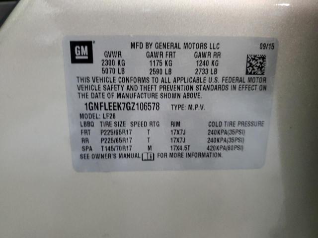 Photo 14 from auction – 2016 CHEVROLET EQUINOX LS with VIN 1GNFLEEK7GZ106578