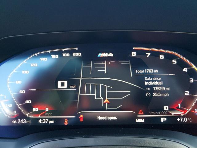 Photo 9 from auction – 2022 BMW M4 COMPETI with VIN WBS33AZ05NCJ25782