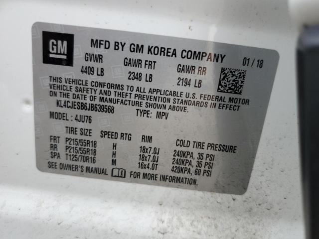 Photo 14 from auction – 2018 BUICK ENCORE PRE with VIN KL4CJESB6JB639568