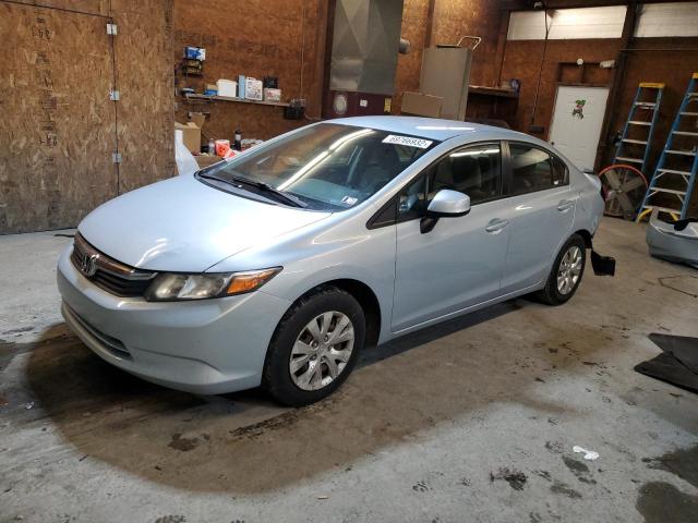 HONDA CIVIC LX 2012 with VIN 19XFB2F54CE321327 - Photo from auction