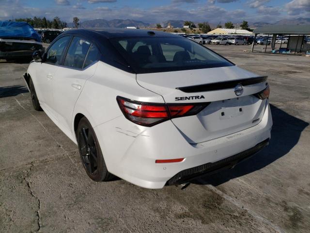 Photo 2 from auction – 2022 NISSAN SENTRA SR with VIN 3N1AB8DVXNY244774