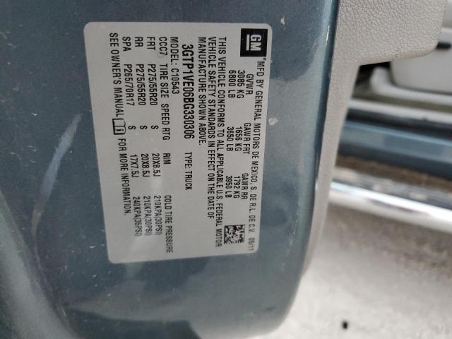 Photo 10 from auction – 2011 GMC SIERRA C15 with VIN 3GTP1VE06BG330306