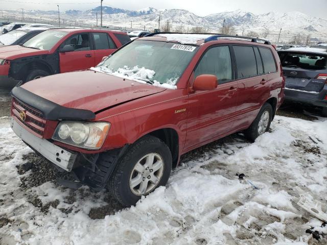 TOYOTA HIGHLANDER 2002 with VIN JTEHF21A720041731 - Photo from auction