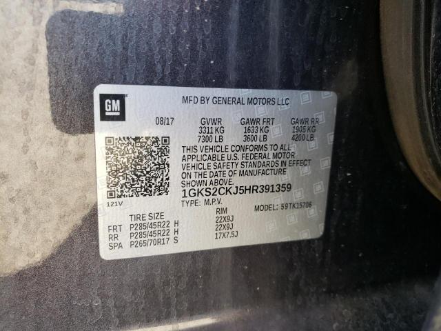 Photo 14 from auction – 2017 GMC YUKON DENA with VIN 1GKS2CKJ5HR391359