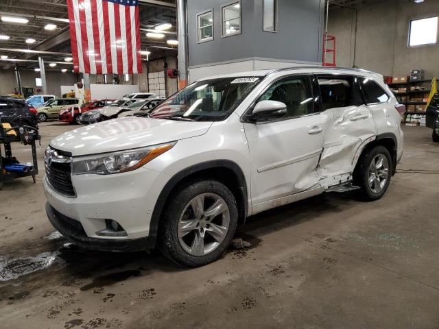 TOYOTA HIGHLANDER 2015 with VIN 5TDDKRFH3FS192372 - Photo from auction
