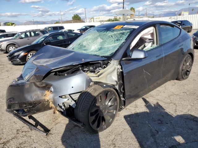 TESLA MODEL Y 2022 with VIN 7SAYGDEF8NF556989 - Photo from auction