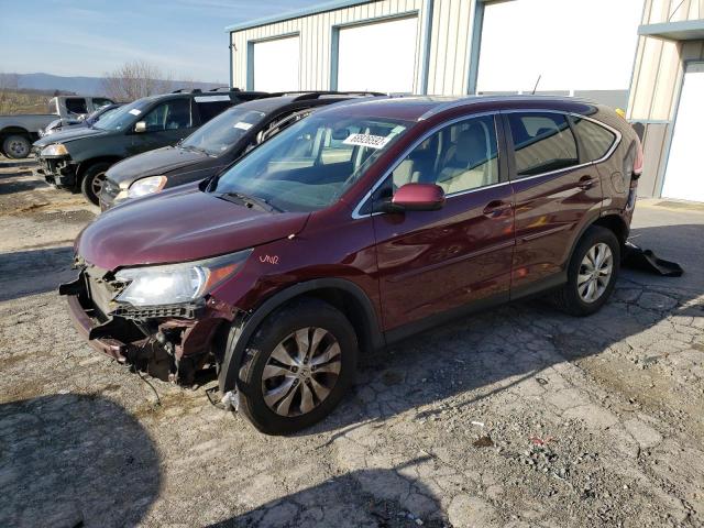 HONDA CR-V EX 2014 with VIN 5J6RM4H54EL115042 - Photo from auction